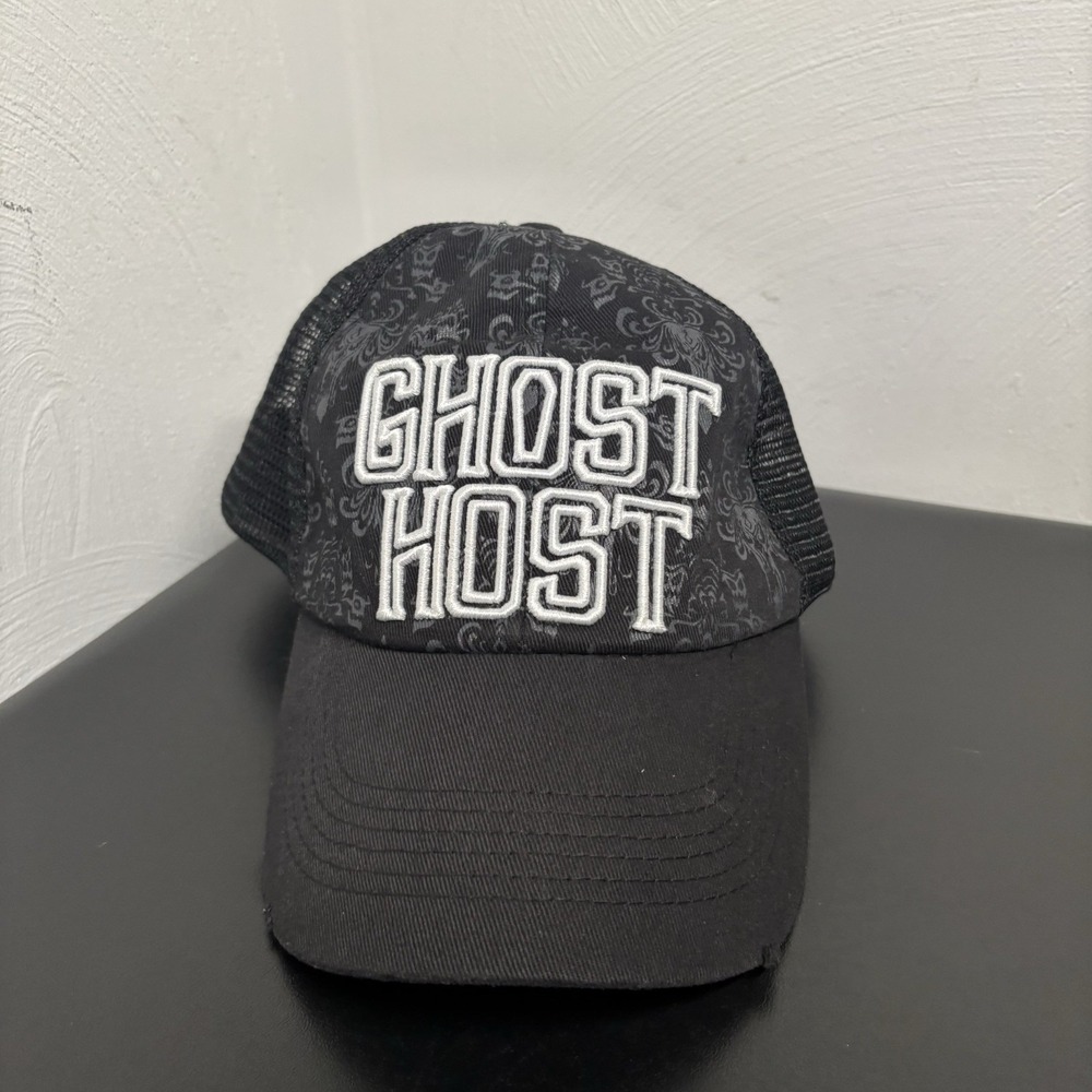 Disney Parks Haunted Mansion Ghost Host Mesh‎ SnapBack Hat Cap Adult New NWT